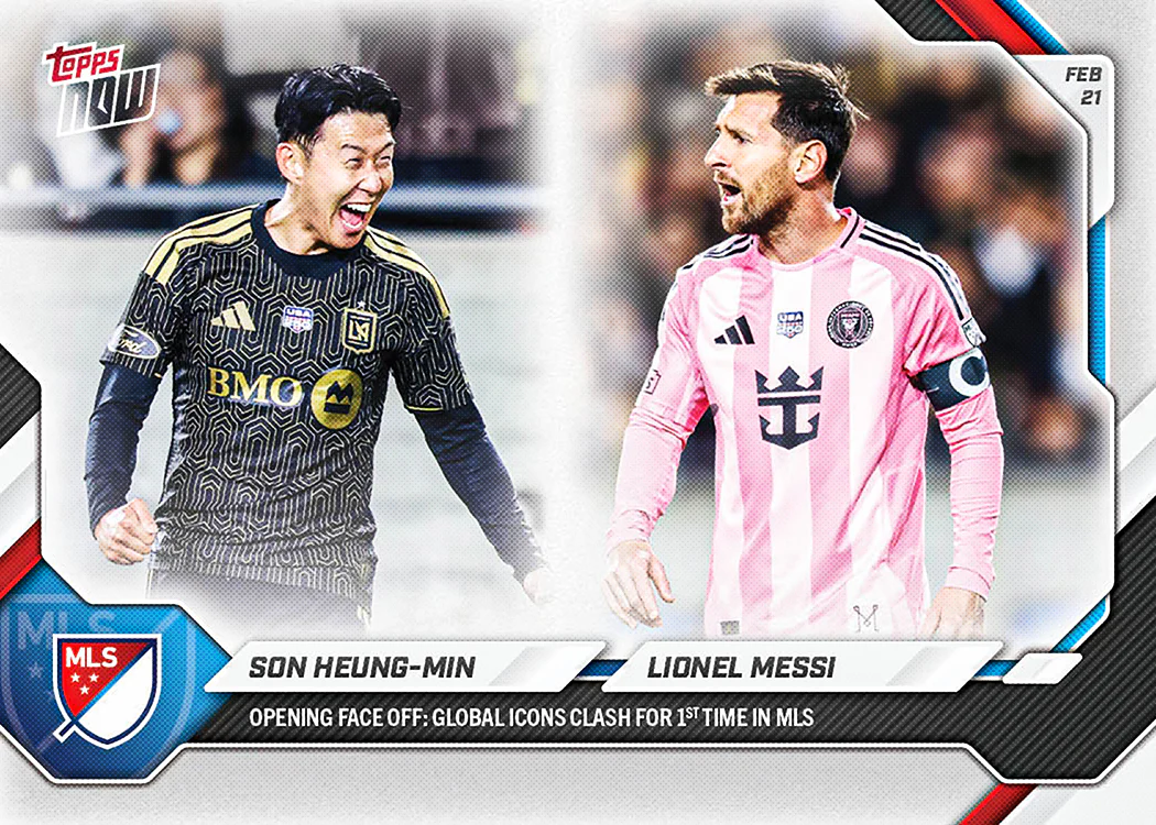 2026 MLS Topps NOW #1 Son Heung-min / Lionel Messi