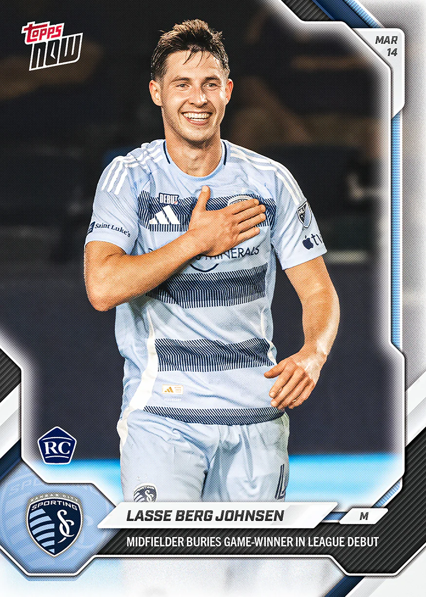 2026 MLS Topps NOW #12 Lasse Berg Johnsen
