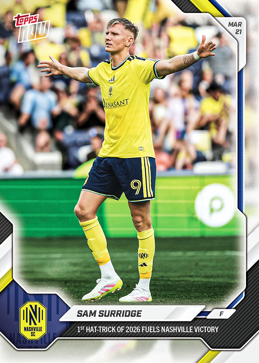 2026 MLS Topps NOW #16 Sam Surridge