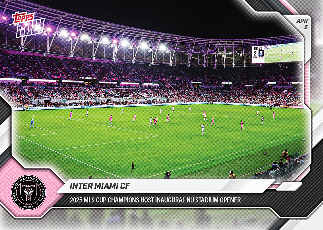 2026 MLS Topps NOW #22 Nu Stadium
