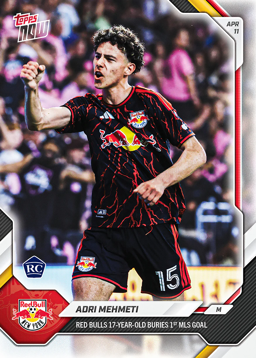 2026 MLS Topps NOW #25 Adri Mehmeti