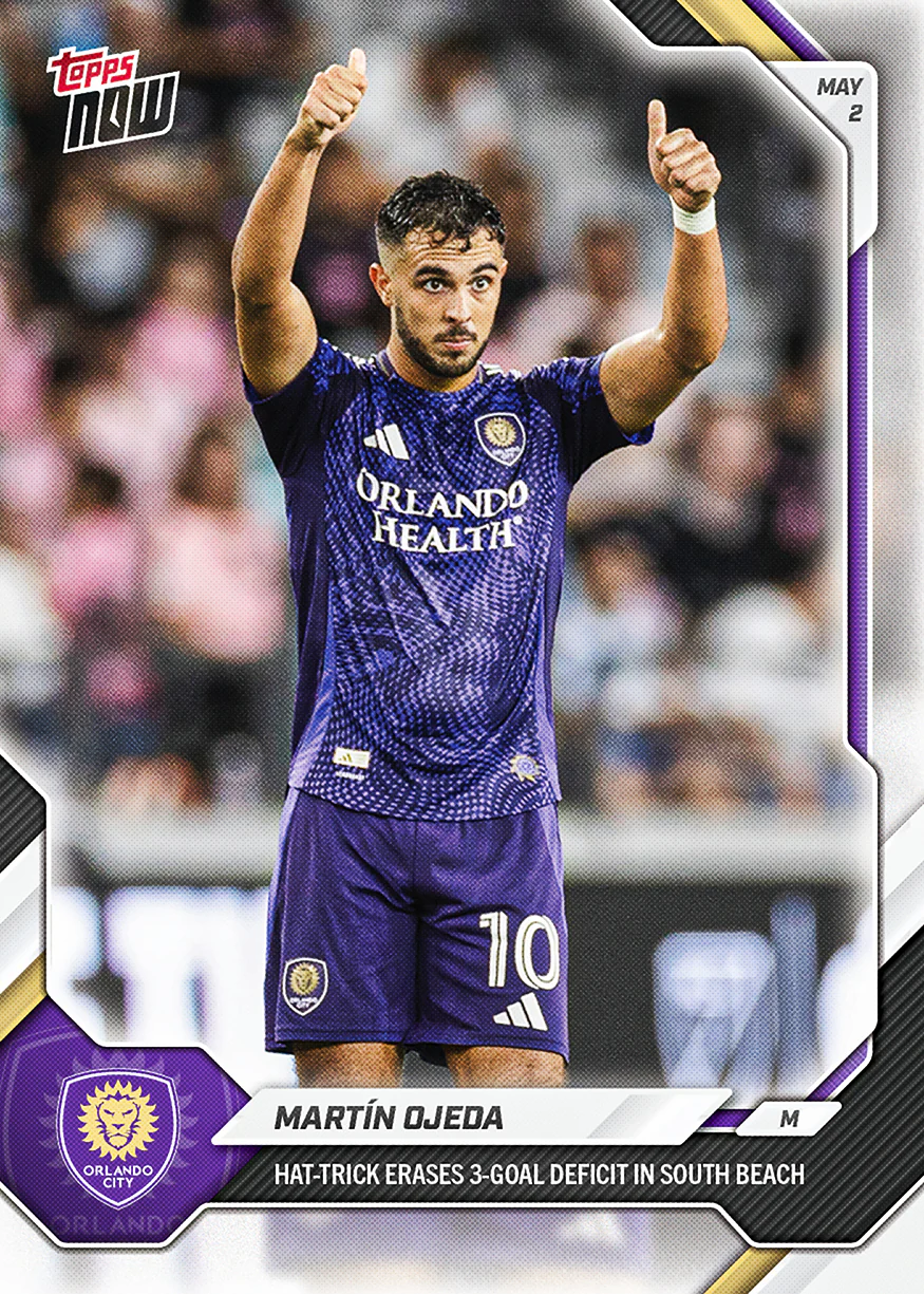 2026 MLS Topps NOW #34 Martín Ojeda