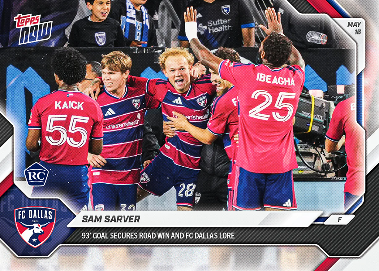 2026 MLS Topps NOW #47 Sam Sarver