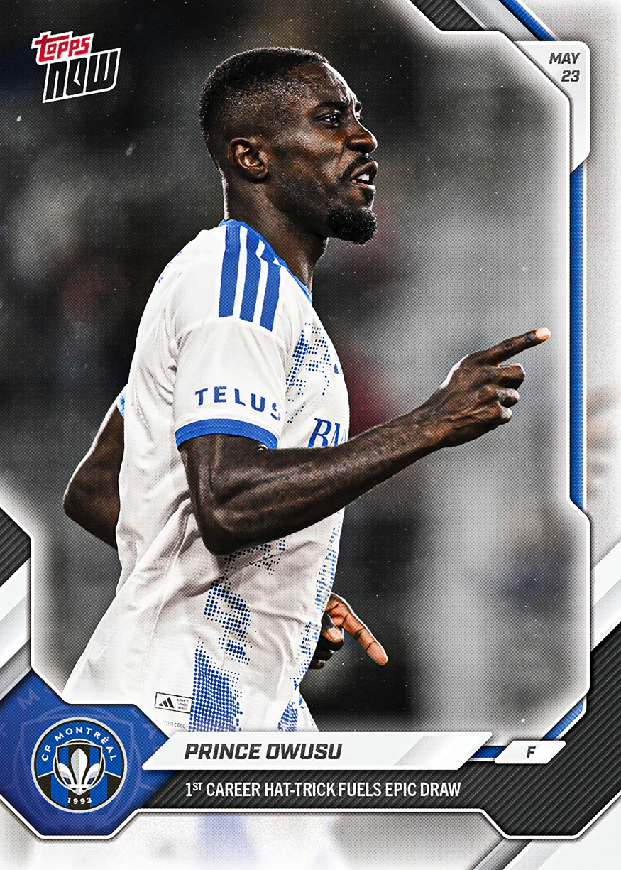2026 MLS Topps NOW #50 Prince Owusu