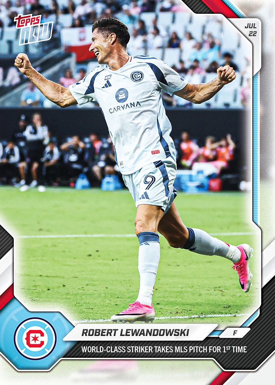 2026 MLS Topps NOW #55 Robert Lewandowski