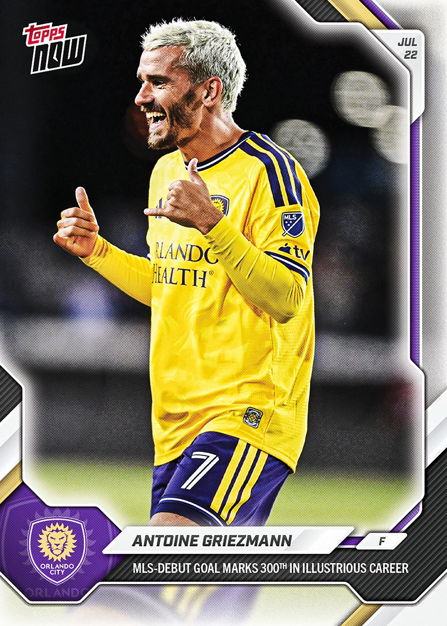 2026 MLS Topps NOW #57 Antoine Griezmann