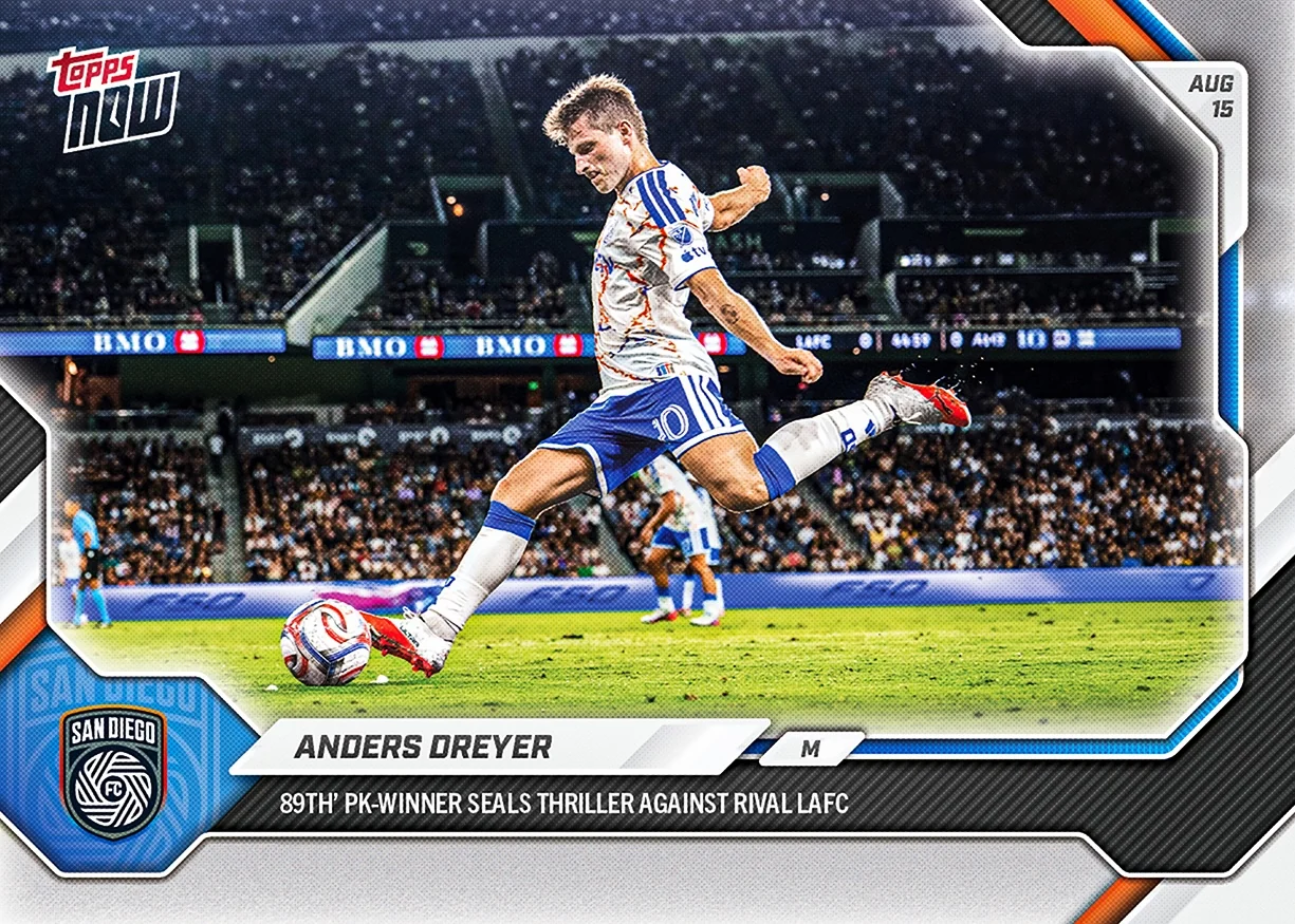 2026 MLS Topps NOW #63 Anders Dreyer