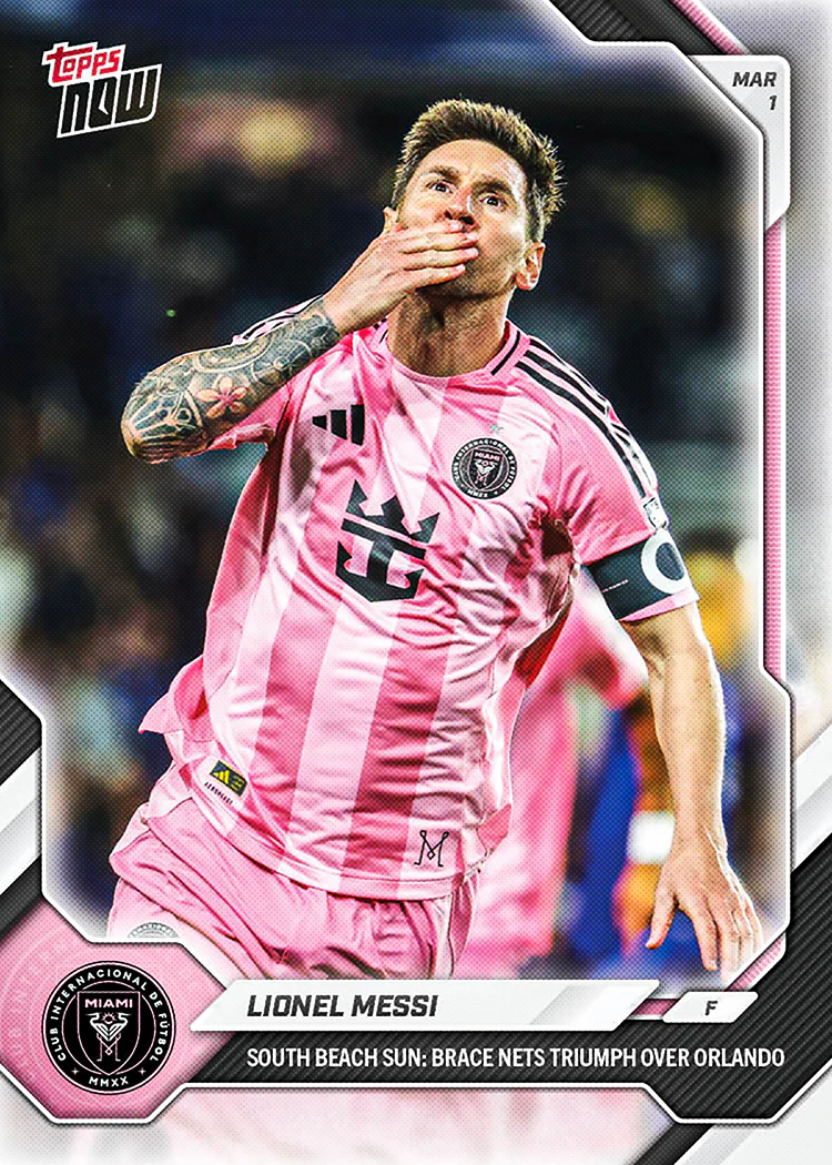 2026 MLS Topps NOW #7 Lionel Messi