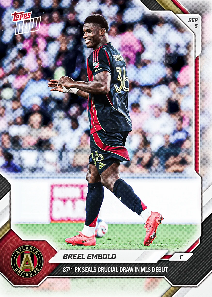 2026 MLS Topps NOW #75 Breel Embolo