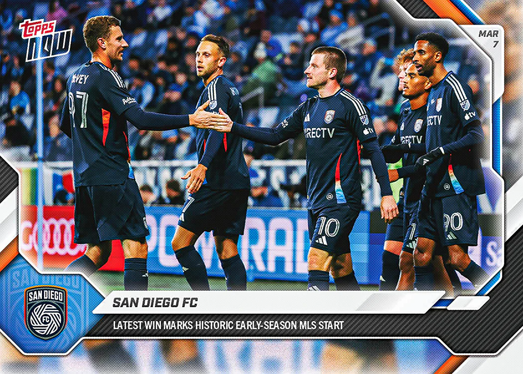 2026 MLS Topps NOW #9 San Diego FC