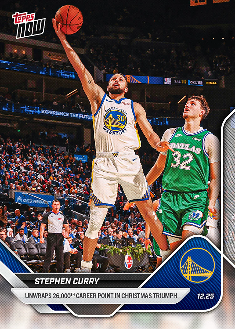 2025-26 NBA Topps NOW #101 Stephen Curry