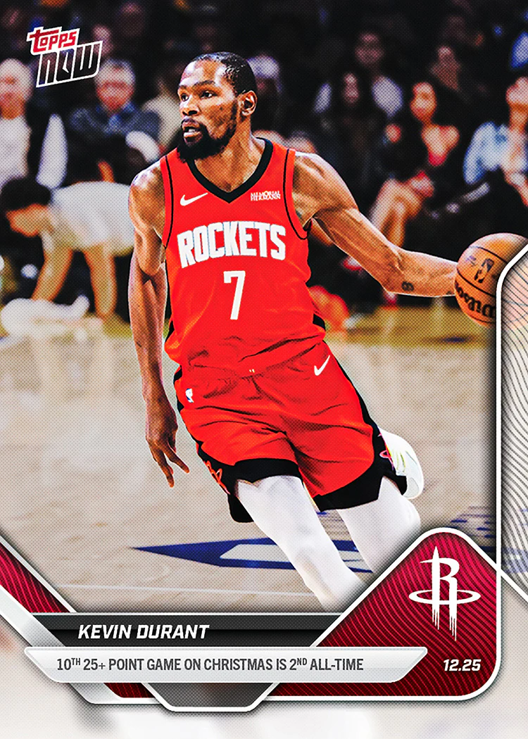 2025-26 NBA Topps NOW #102 Kevin Durant