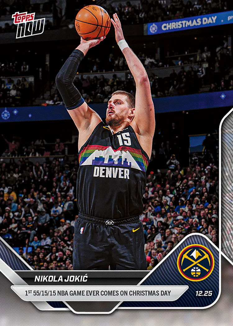 2025-26 NBA Topps NOW #103 Nikola Jokić