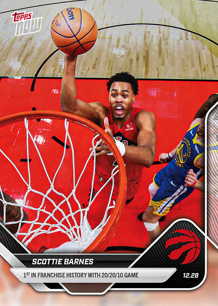 2025-26 NBA Topps NOW #106 Scottie Barnes