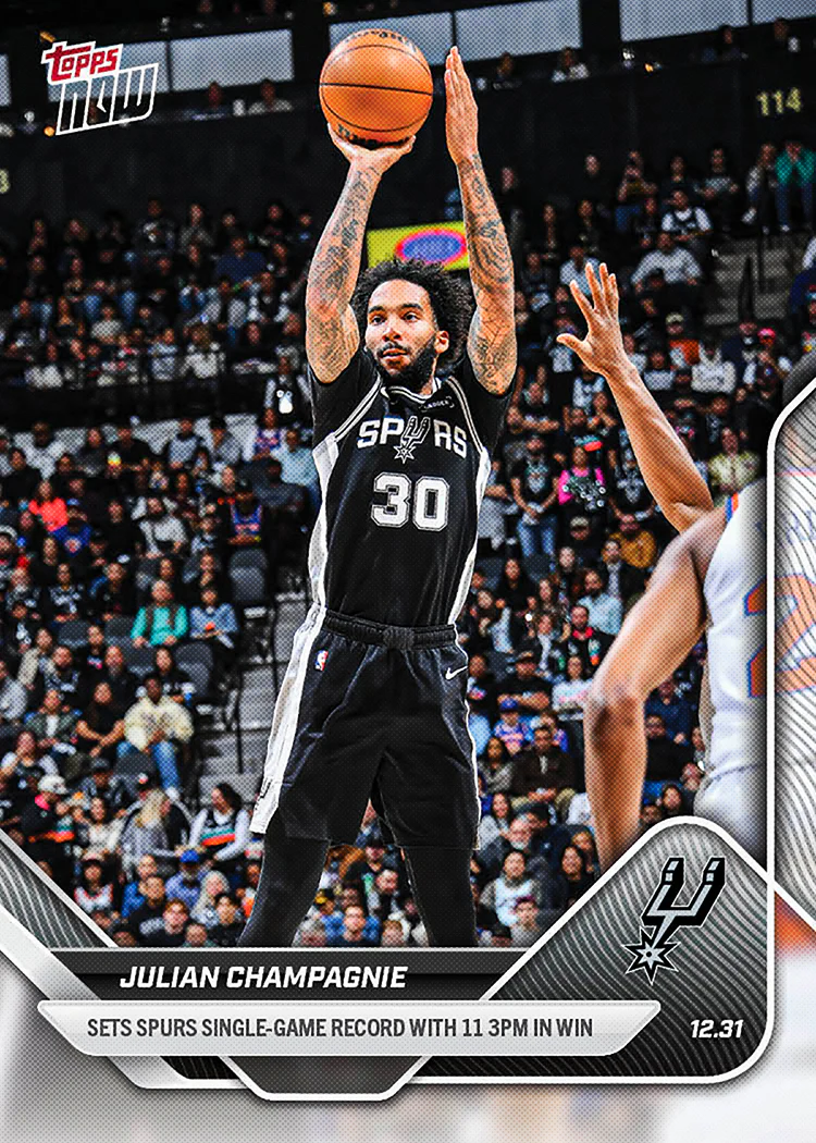 2025-26 NBA Topps NOW #110 Julian Champagnie