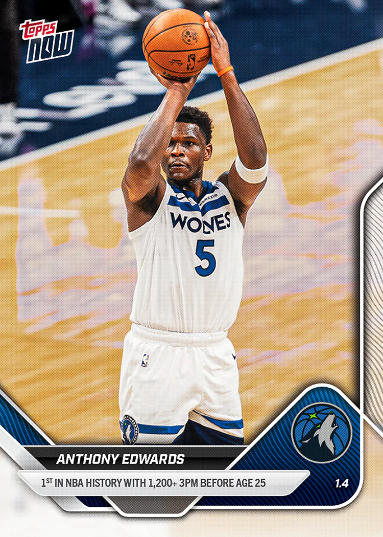 2025-26 NBA Topps NOW #113 Anthony Edwards