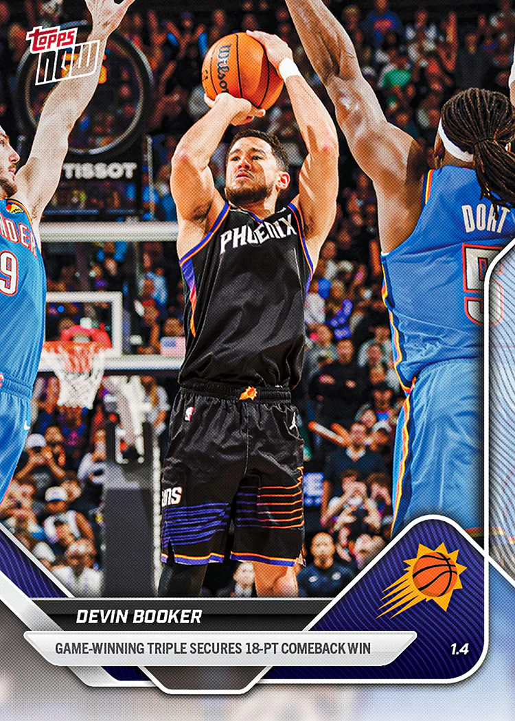 2025-26 NBA Topps NOW #114 Devin Booker