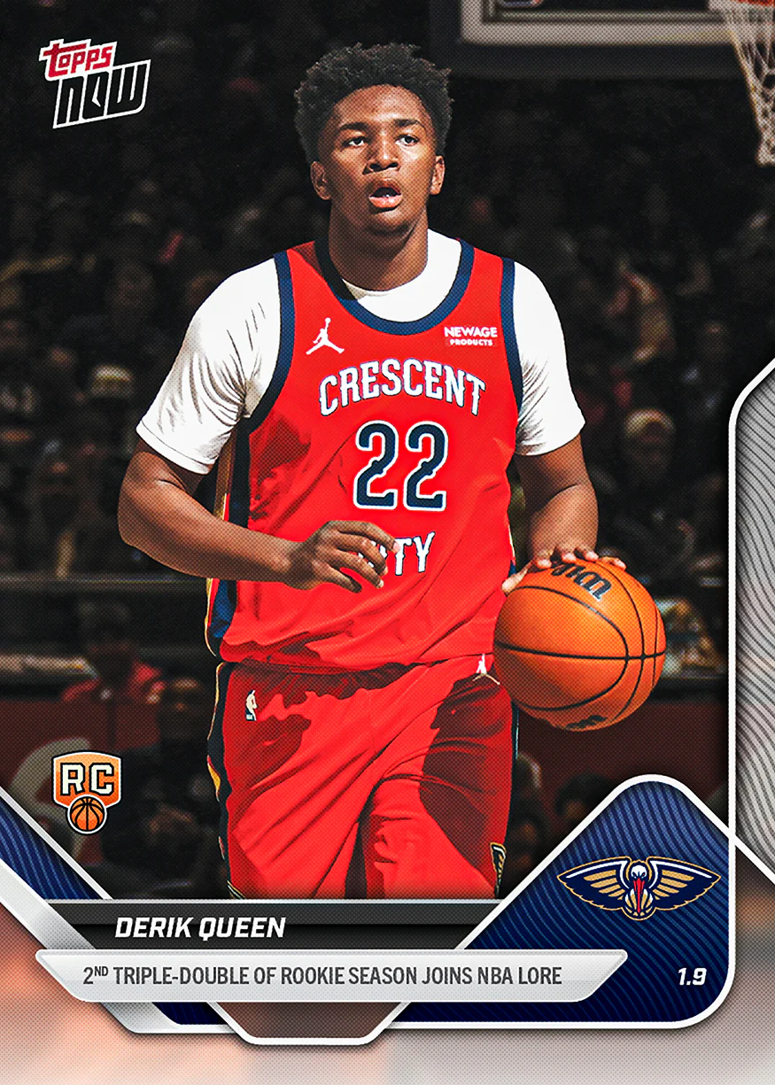 2025-26 NBA Topps NOW #123 Derik Queen