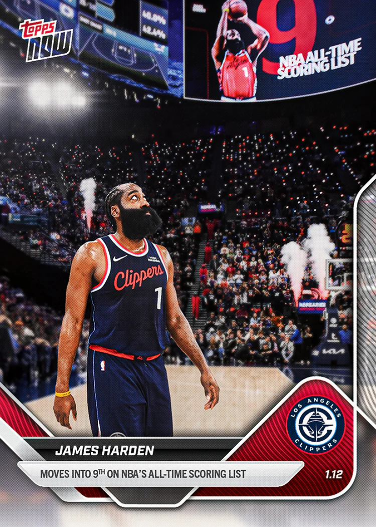 2025-26 NBA Topps NOW #125 James Harden