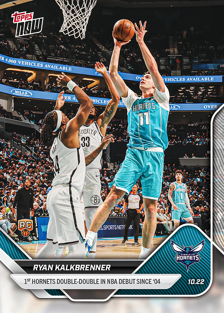 2025-26 NBA Topps NOW #13 Ryan Kalkbrenner