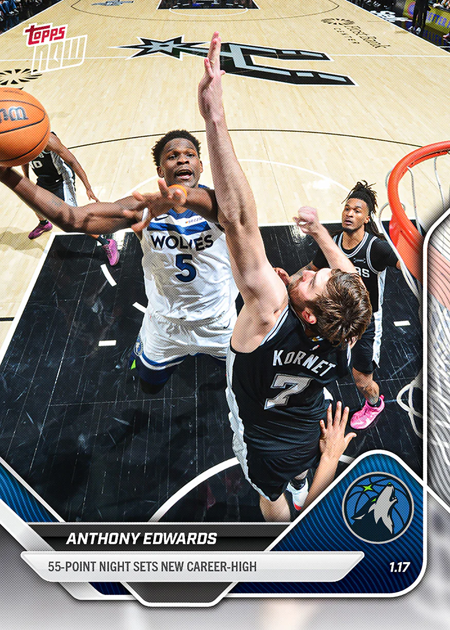 2025-26 NBA Topps NOW #131 Anthony Edwards