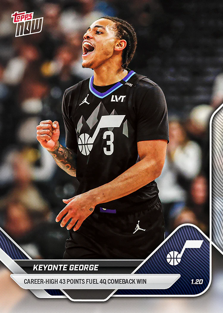 2025-26 NBA Topps NOW #135 Keyonte George