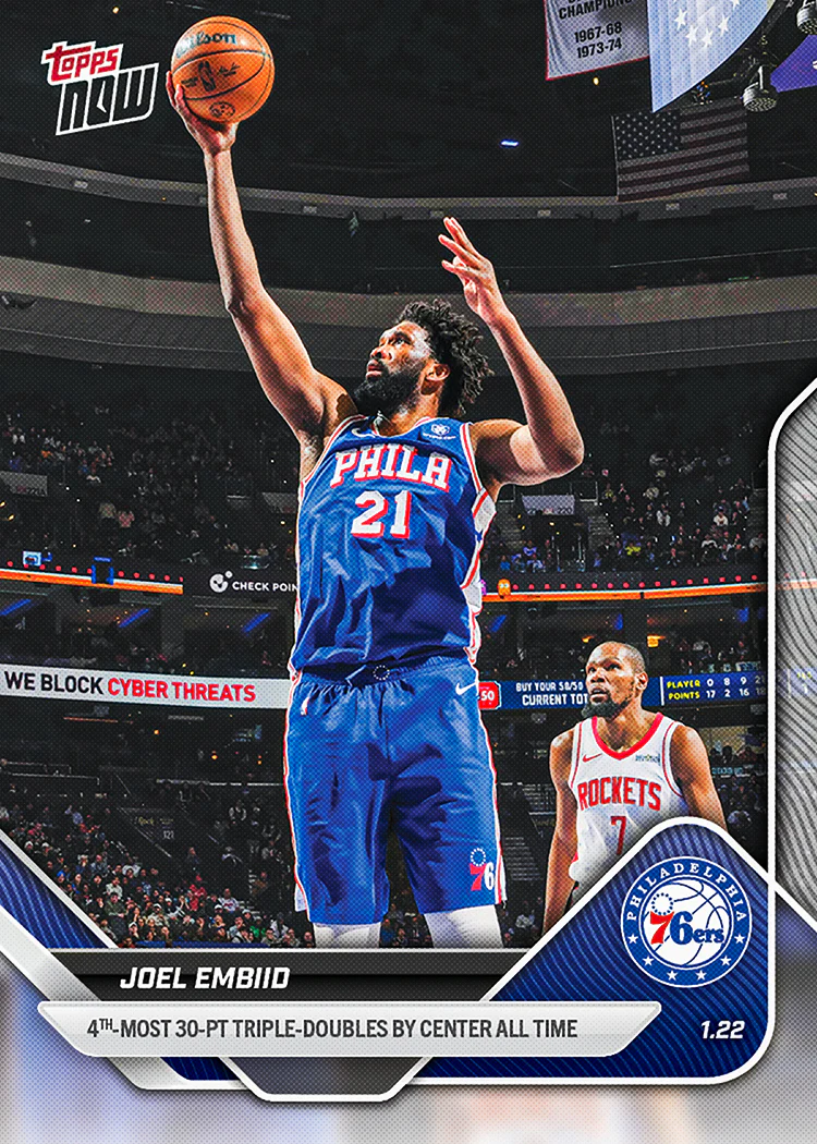 2025-26 NBA Topps NOW #138 Joel Embiid