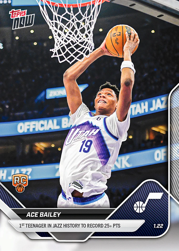 2025-26 NBA Topps NOW #139 Ace Bailey