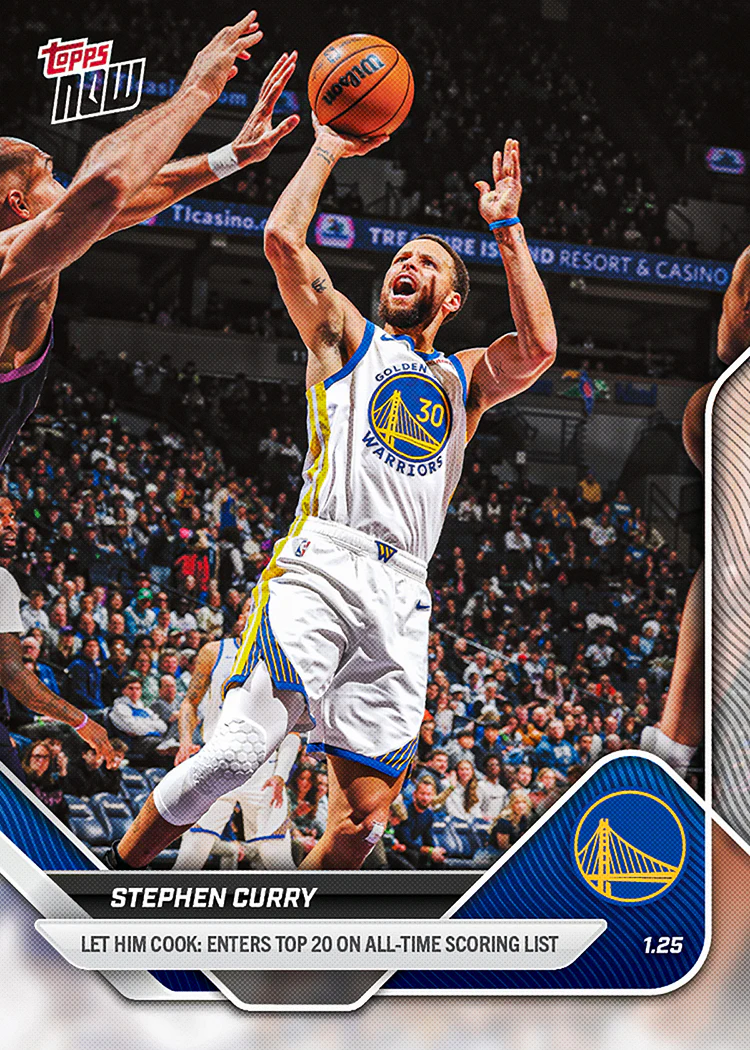 2025-26 NBA Topps NOW #142 Stephen Curry