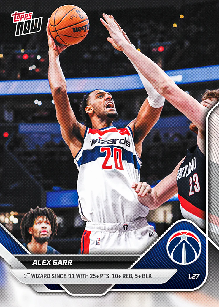 2025-26 NBA Topps NOW #146 Alex Sarr