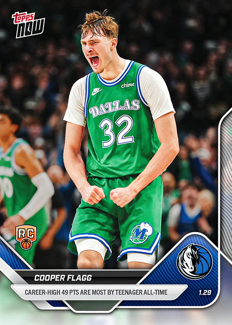 2025-26 NBA Topps NOW #150 Cooper Flagg