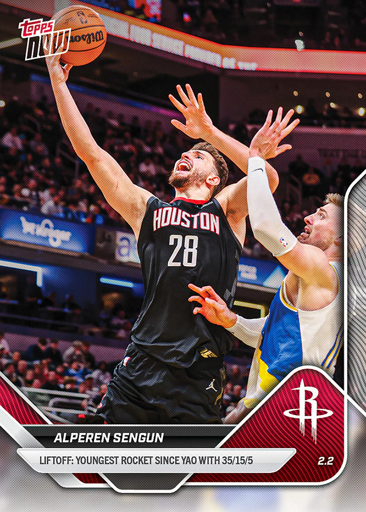 2025-26 NBA Topps NOW #157 Alperen Sengun