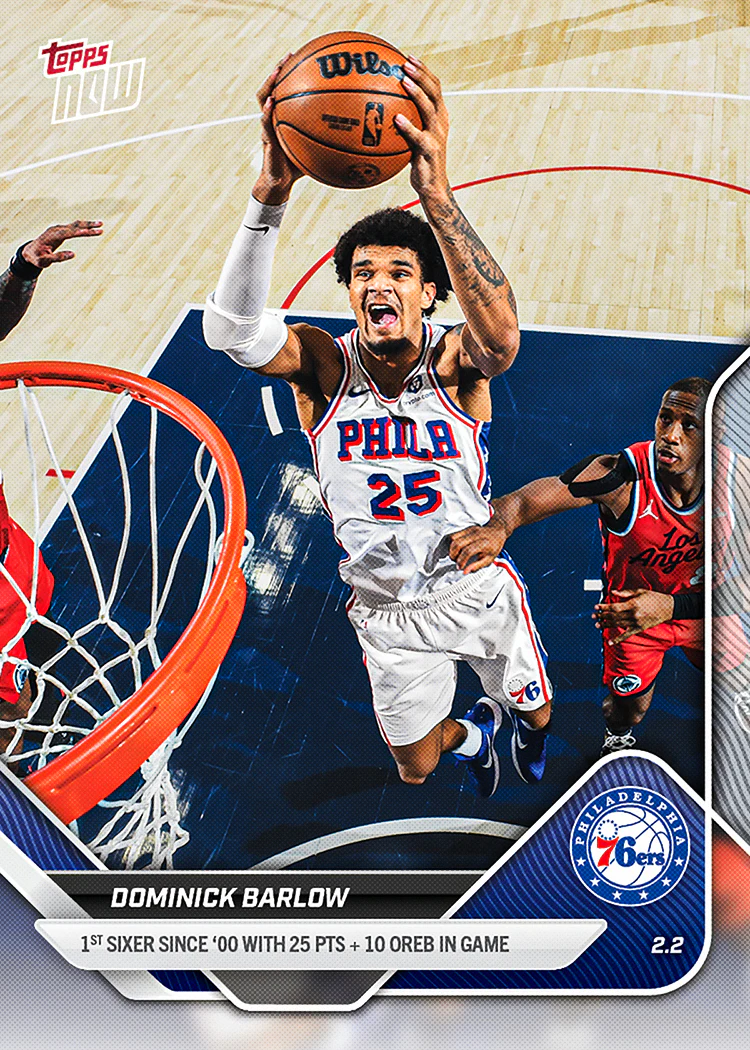 2025-26 NBA Topps NOW #158 Dominick Barlow