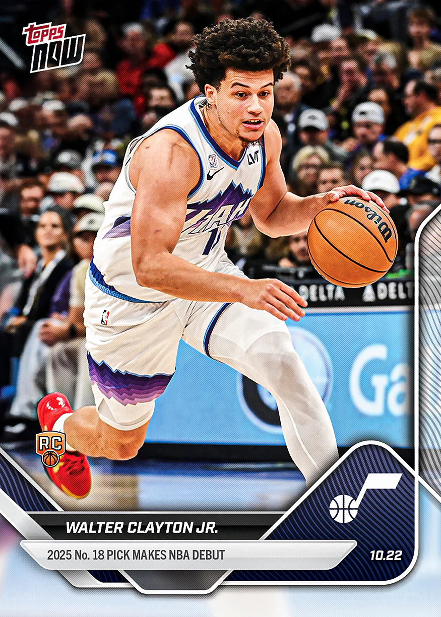 2025-26 NBA Topps NOW #16 Walter Clayton Jr.