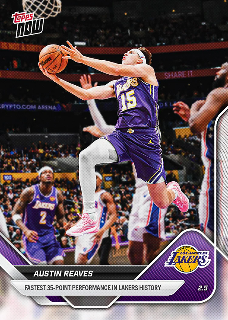2025-26 NBA Topps NOW #163 Austin Reaves