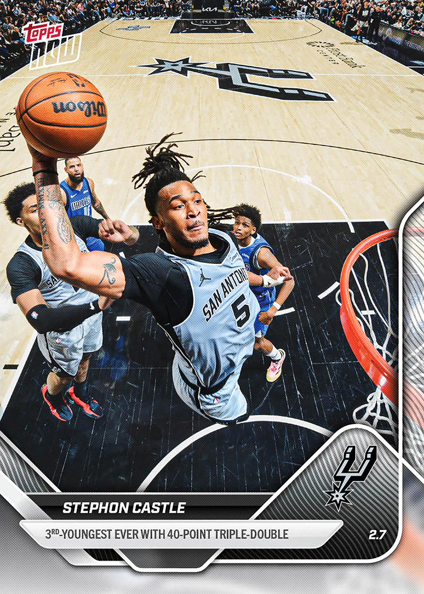 2025-26 NBA Topps NOW #164 Stephon Castle