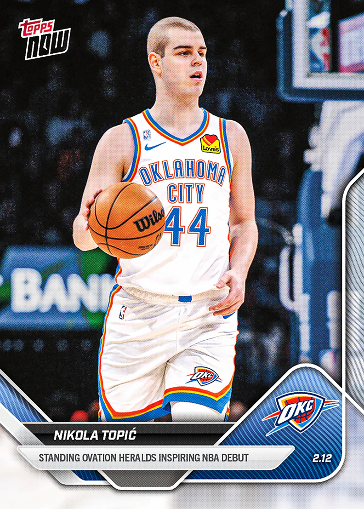2025-26 NBA Topps NOW #171 Nikola Topić