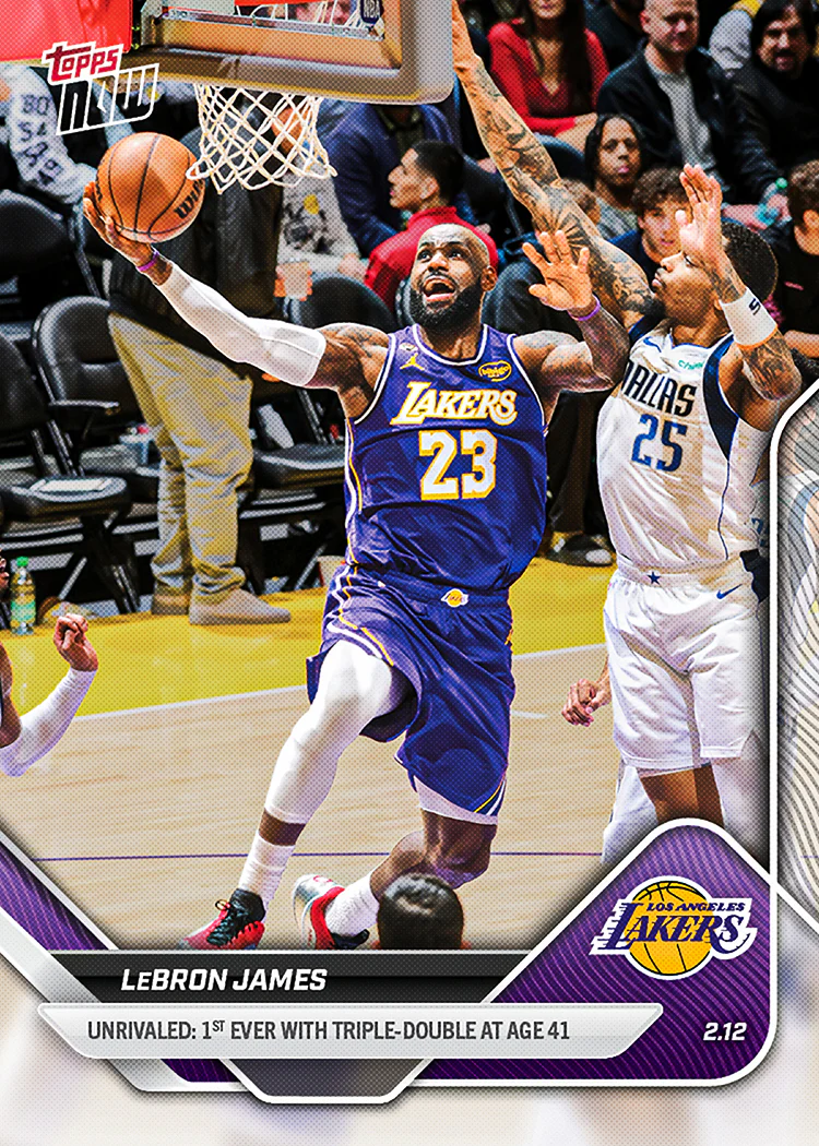 2025-26 NBA Topps NOW #172 LeBron James