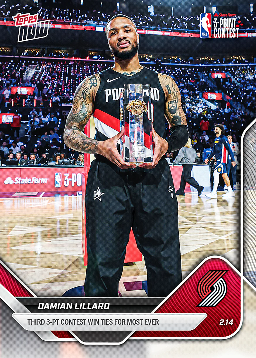 2025-26 NBA Topps NOW #175 Damian Lillard
