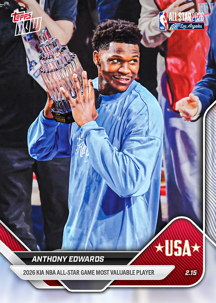 2025-26 NBA Topps NOW #177 Anthony Edwards