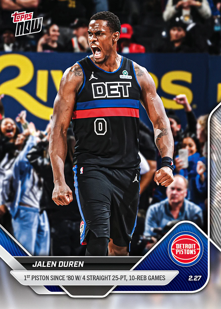 2025-26 NBA Topps NOW #187 Jalen Duren