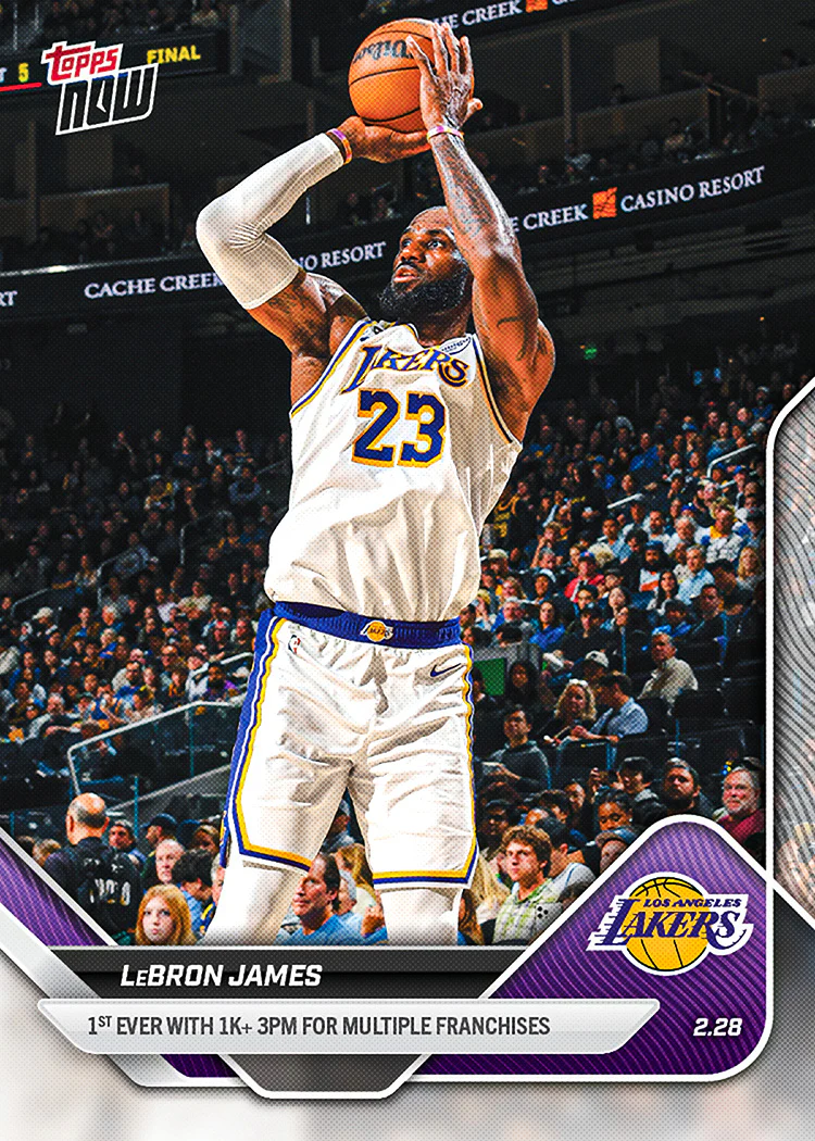 2025-26 NBA Topps NOW #188 LeBron James