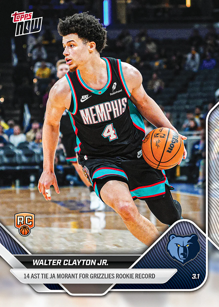 2025-26 NBA Topps NOW #189 Walter Clayton Jr.
