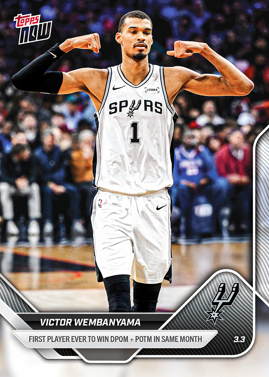 2025-26 NBA Topps NOW #191 Victor Wembanyama