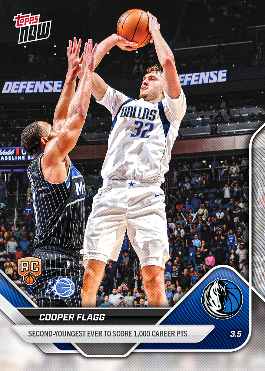 2025-26 NBA Topps NOW #193 Cooper Flagg