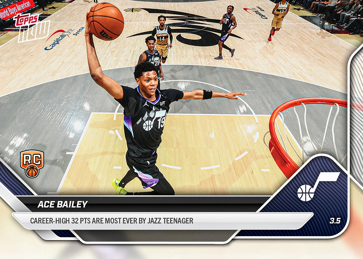 2025-26 NBA Topps NOW #194 Ace Bailey