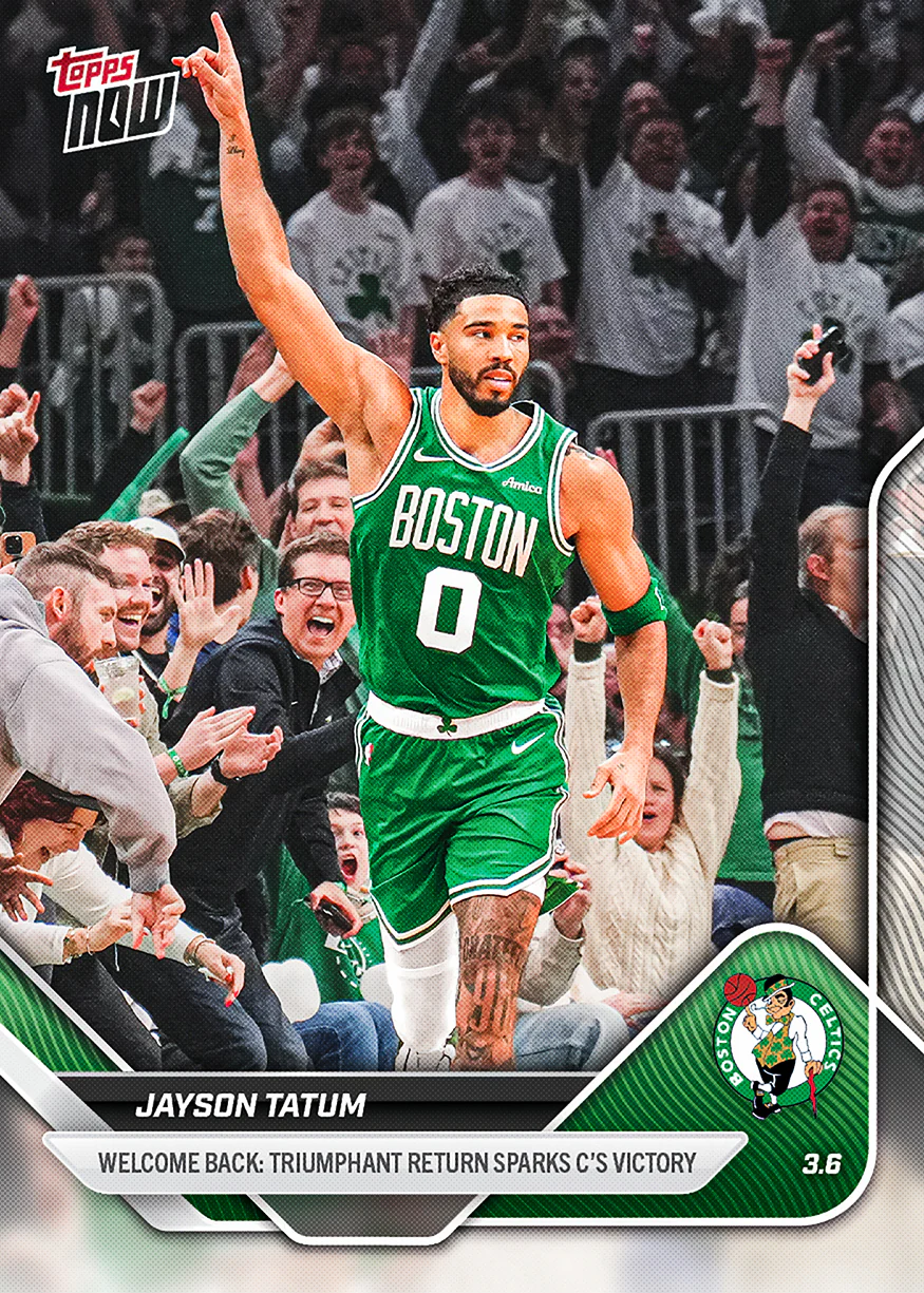 2025-26 NBA Topps NOW #197 Jayson Tatum