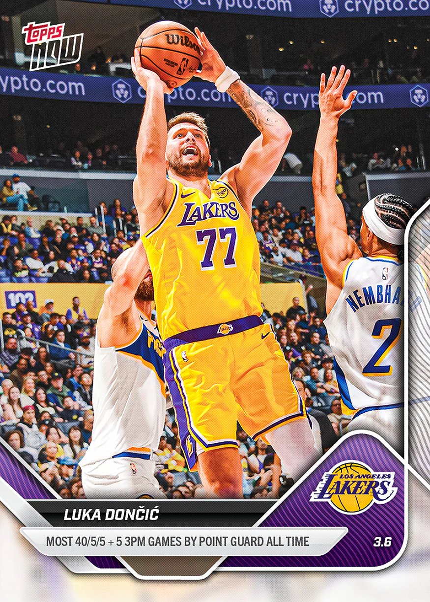 2025-26 NBA Topps NOW #198 Luka Dončić