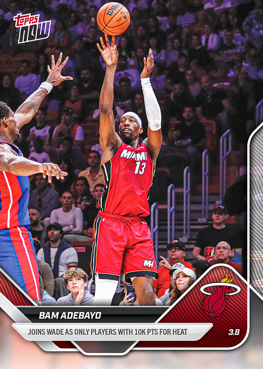 2025-26 NBA Topps NOW #199 Bam Adebayo