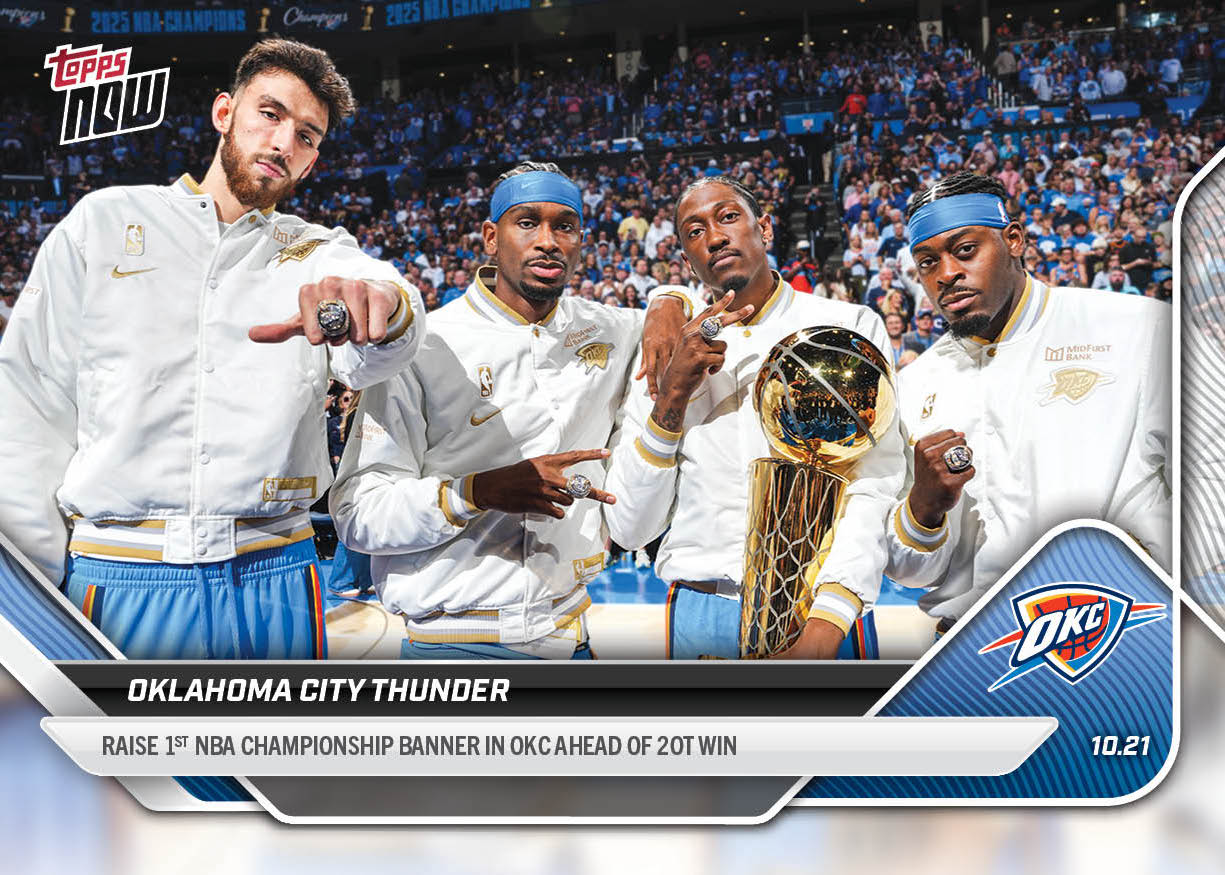2025-26 NBA Topps NOW #2 Oklahoma City